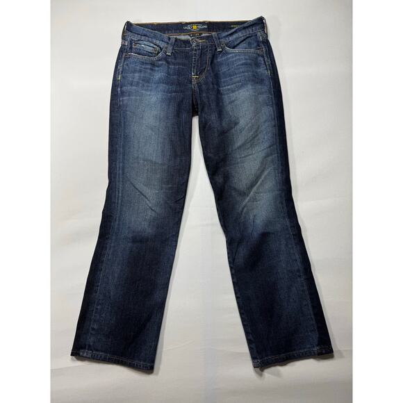Lucky Brand Women's Sweet N Straight Leg Blue Denim Jeans - Size 4 (28x26.5) - Picture 1 of 6
